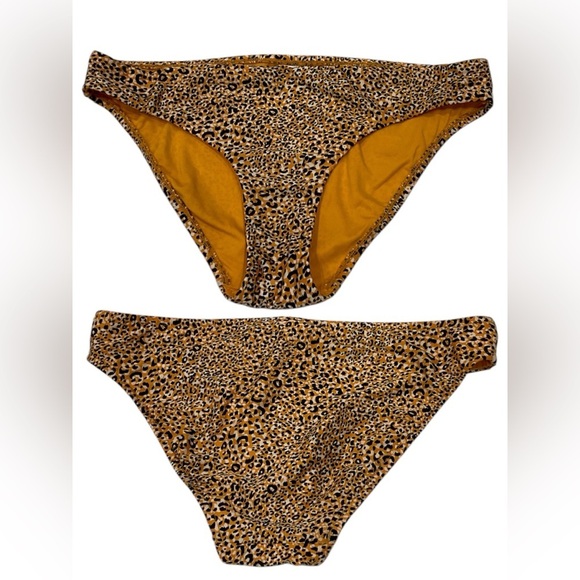 Seafolly Animal Print Bikini Bottom Size 4 - Picture 2 of 8